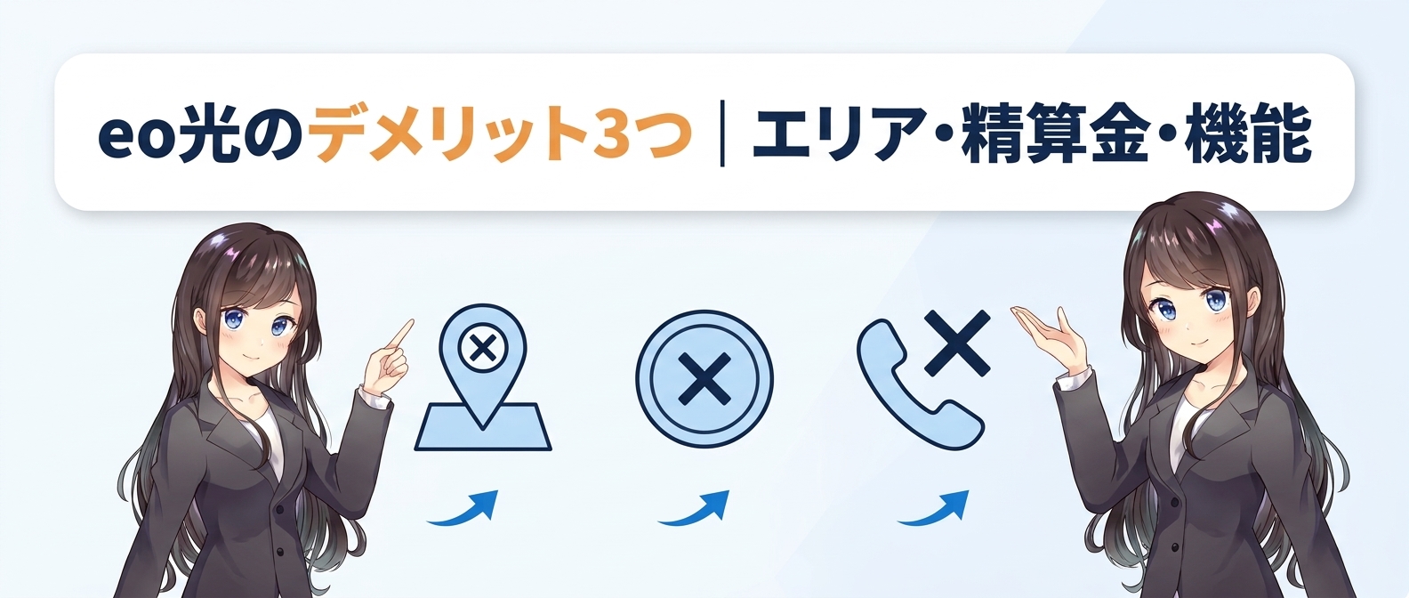 eo光のデメリット3つ|エリア・精算金・機能