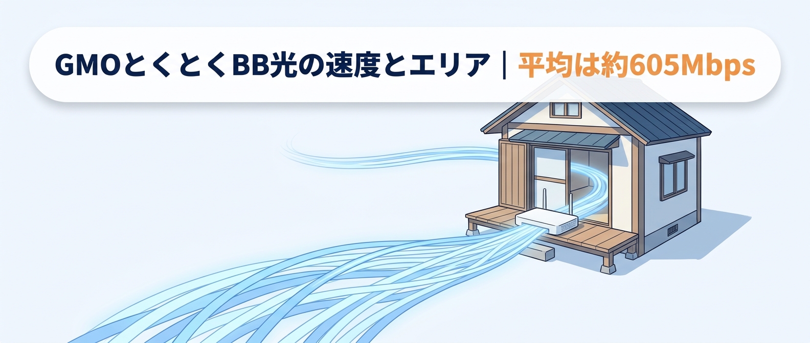 GMOとくとくBB光の速度とエリア｜平均は約605Mbps