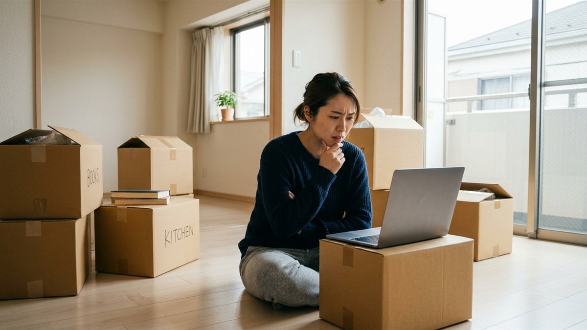 引っ越し直後でネットがつながらず困っている人